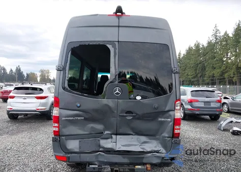 2017 Mercedes-Benz Sprinter 2500 Standard Roof V6 from USA, damaged, VIN WDZPE7CD1HP574519